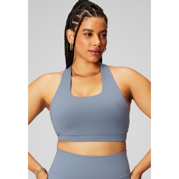 Fabletics Other - Fabletics‎ Boost Medium Impact Gray Sports Bra, XL (approx.- see measurements)